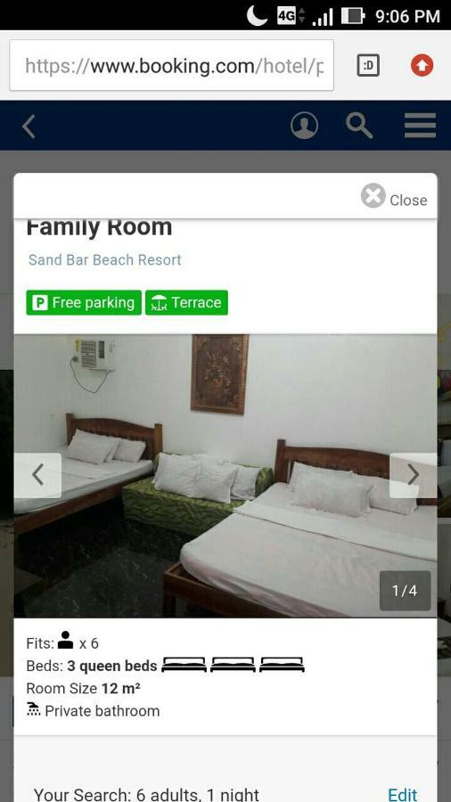 Sand Bar Beach Resort Насугбу Экстерьер фото